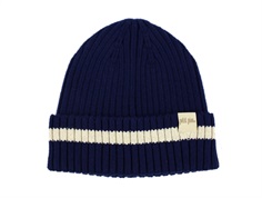 Petit Piao deep cobalt knitted hat